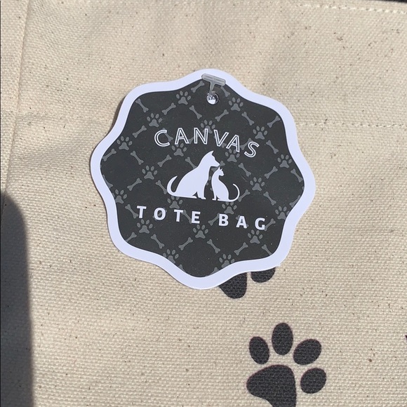 New Canvas reusable Tote Bag - Picture 3 of 4